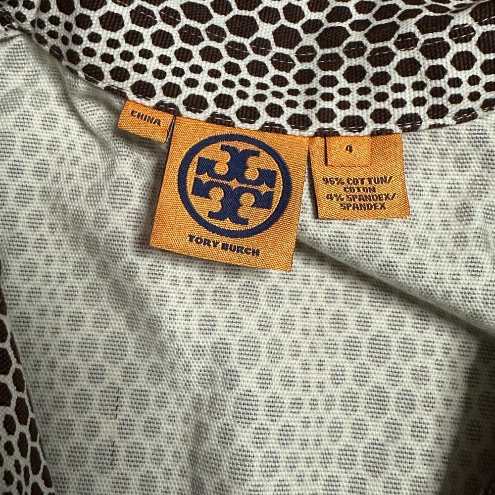 Tory Burch Black and White Patterned Tunic - Picture 5 of 5